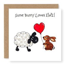 Load image into Gallery viewer, Hey EWE Some Bunny Loves EWE Card, (EW95)
