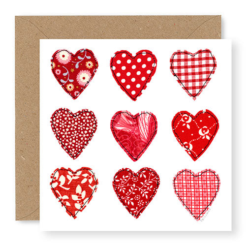 Red 9 of Hearts Blank Card (GC24)