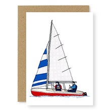 Load image into Gallery viewer, Sailing Boat Blank Card (GC27)
