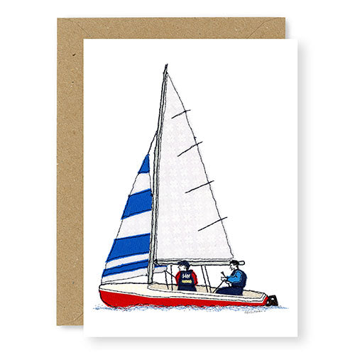 Sailing Boat Blank Card (GC27)