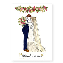 Load image into Gallery viewer, Bride and Groom Wedding Card (GC33)
