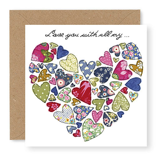 Love You With All My Heart Card (GC35)