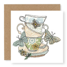 Load image into Gallery viewer, Teacup Stack Blank Card (GC38)
