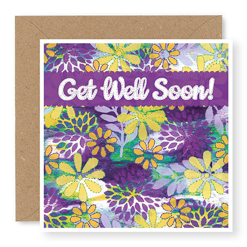 Get Well Soon Card - Leaves Collection (GC51)