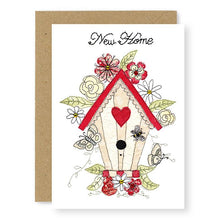 Load image into Gallery viewer, Birdhouse New Home Card, (GC62)
