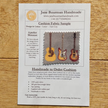 Load image into Gallery viewer, Cushion Sample - Guitars
