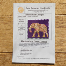 Load image into Gallery viewer, Cushion Fabric Sample - Elephant
