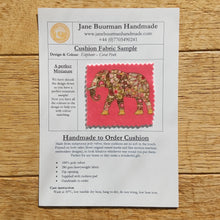 Load image into Gallery viewer, Cushion Fabric Sample - Elephant
