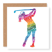 Load image into Gallery viewer, Inspire Female Golf Blank Card, (IN005)
