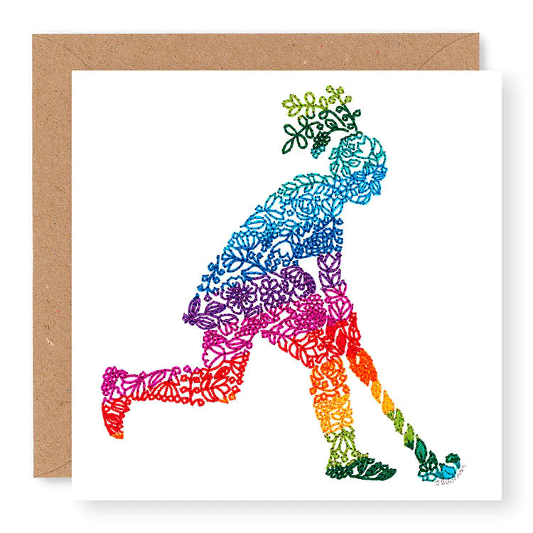 Inspire Female Hockey Blank Card, (IN006)