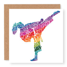 Load image into Gallery viewer, Inspire Female Martial Arts Blank Card, (IN009)

