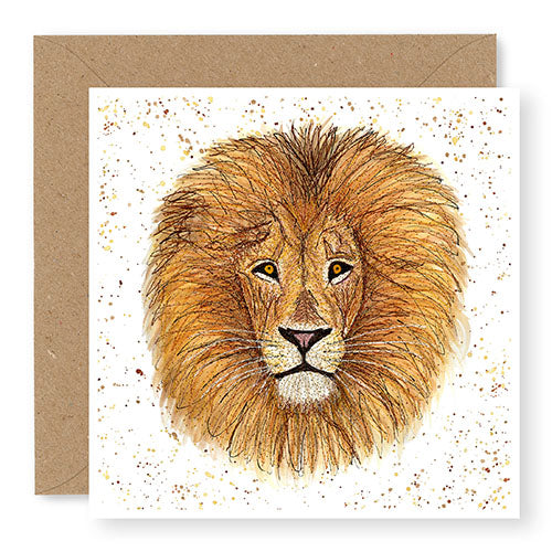 Lion Blank Card (IW01)