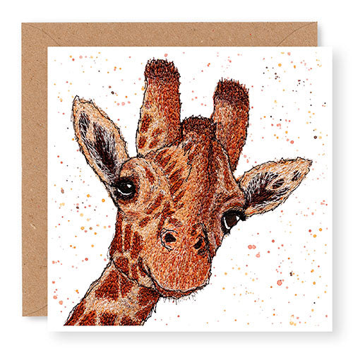 Giraffe Blank Card (IW10)