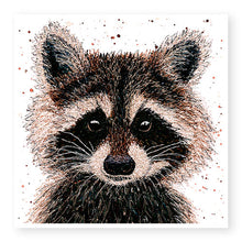 Load image into Gallery viewer, Raccoon Blank Card (IW12)
