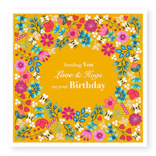 Load image into Gallery viewer, Summer Breeze Sending You Love &amp; Hugs On Your Birthday Card, (SB001)
