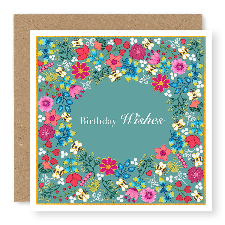 Summer Breeze Birthday Wishes Birthday Card, (SB003)