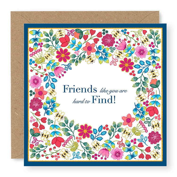 Summer Breeze Friends Like You Are Hard To Find Card, (SB006)