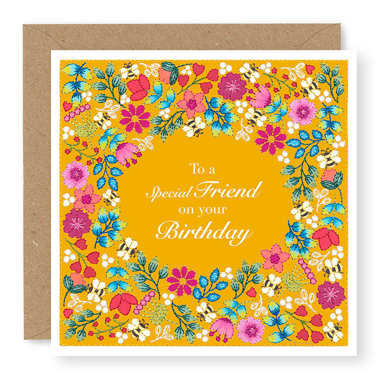 Summer Breeze To A Special Firend On Your Birthday Card, (SB007)