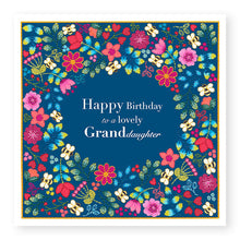 Load image into Gallery viewer, Summer Breeze Happy Birthday To A Lovely Granddaughter Birthday Card, (SB015)
