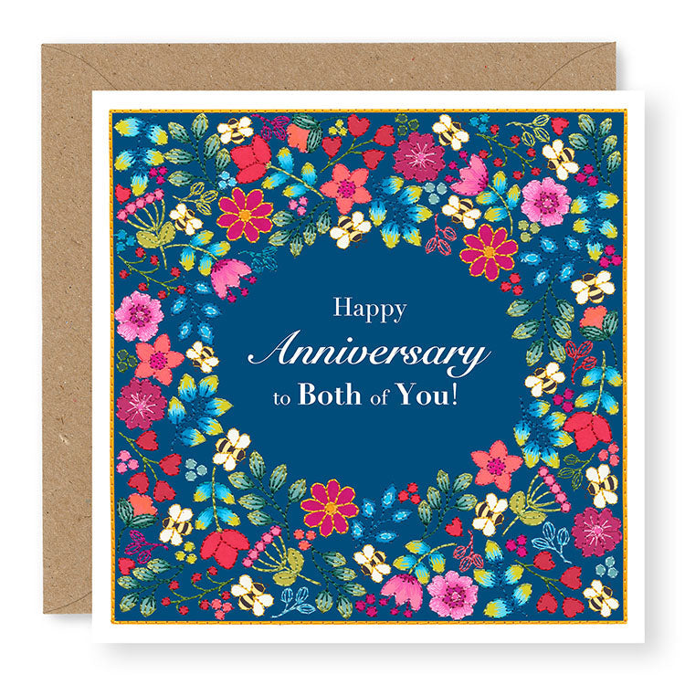 Summer Breeze Happy Anniversary To Both Of You Anniversary Card, (SB020)