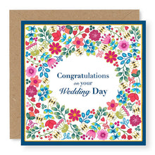 Load image into Gallery viewer, Summer Breeze Congratulations On Your Wedding Day Wedding Card, (SB022)
