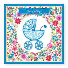 Load image into Gallery viewer, Summer Breeze Baby Boy Baby Card, (SB030)
