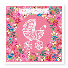 Load image into Gallery viewer, Summer Breeze Baby Granddaughter Baby Card, (SB031)
