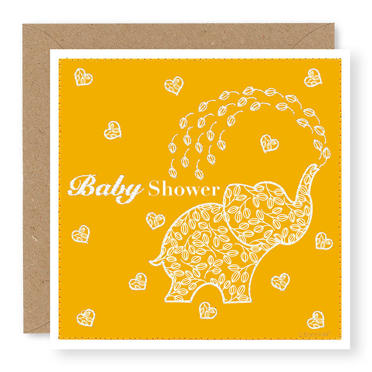 Summer Breeze Baby Shower Baby Card, (SB040)
