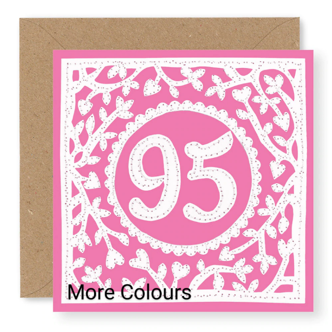 95th Birthday Card, Age 95 Birthday Card for Her (BD78)