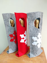 Load image into Gallery viewer, Christmas Felt Wine Carrier
